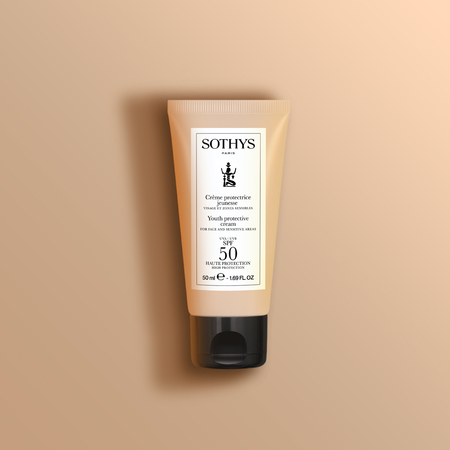 Crème protectrice jeunesse SPF50 visage et zones sensibles image